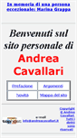 Mobile Screenshot of andreacavallari.it